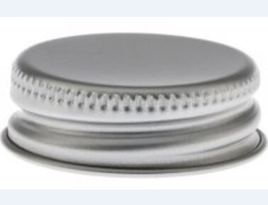 28-400 Aluminium cap with flanged thread