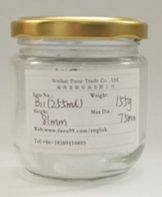 255ml glass jar
