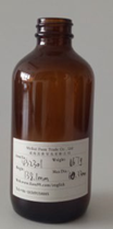 4oz/125.7ml amber glass bottle